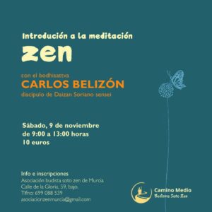 Introducción al Zen en Murcia noviembre 2024